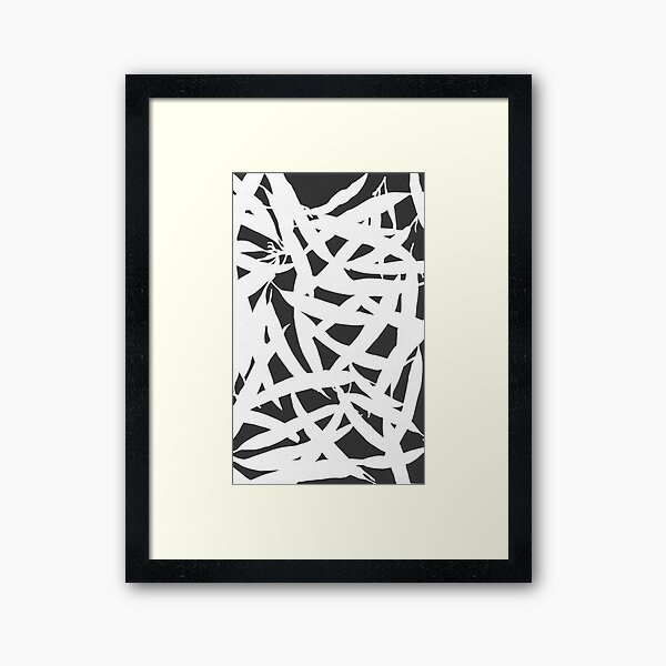 Shadow of Eucalyptus Framed Art Print