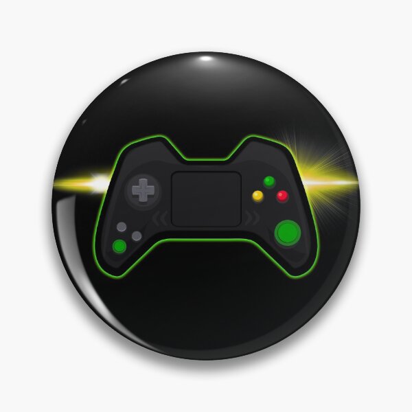Item preview, Green Video Game Controller designed and sold by FiveDucklings.