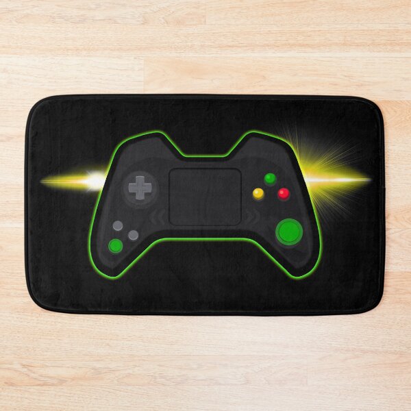 Item preview, Green Video Game Controller designed and sold by FiveDucklings.