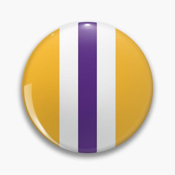 Item preview, Retro American Basketball Stripes LA, Yellow, White, Purple   designed and sold by Sporting Colour.
