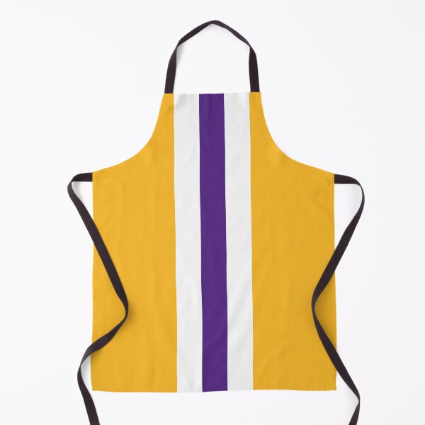 Item preview, Retro American Basketball Stripes LA, Yellow, White, Purple designed and sold by Sporting Colour.