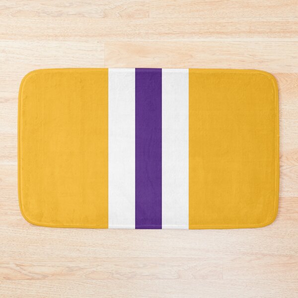 Item preview, Retro American Basketball Stripes LA, Yellow, White, Purple   designed and sold by Sporting Colour.