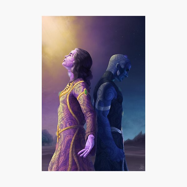 Side By Side Photographic Print