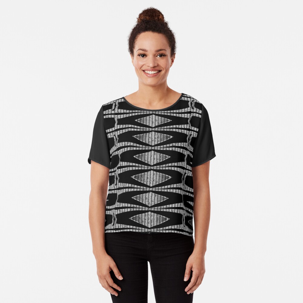 LaFara Caesarian XII Chiffon Top