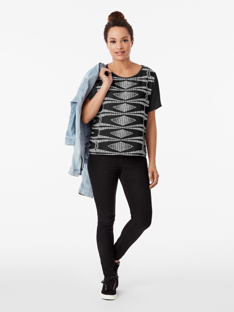 Alternate view of LaFara Caesarian XII Chiffon Top