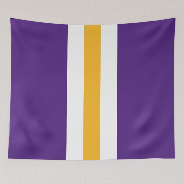 Item preview, Copy of Retro American Basketball Stripes LA, Purple, White, Yellow   designed and sold by Sporting Colour.