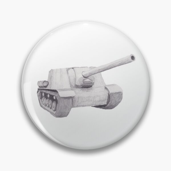 Item preview, ISU-122 Soviet Tank Destroyer - Hand Drawn designed and sold by Imminentfate.