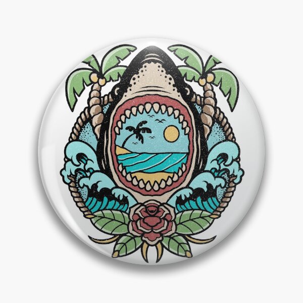 Item preview, Shark ​Summer Palm Beach designed and sold by Cuatcho.