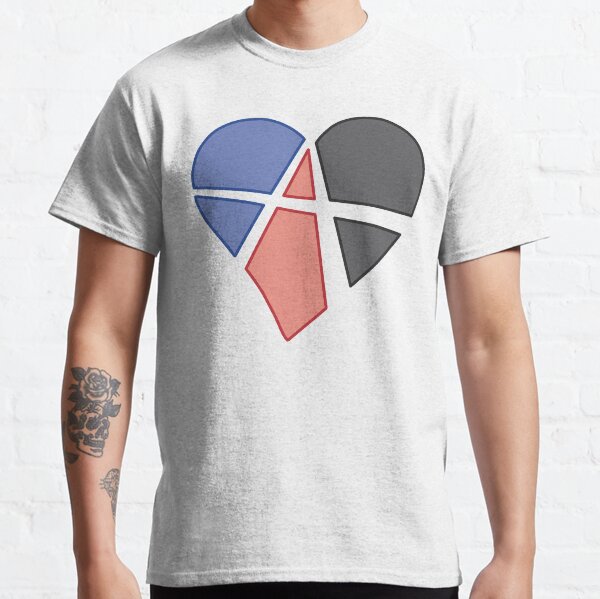 Polyamorous Relationship Anarchy Heart Classic T-Shirt