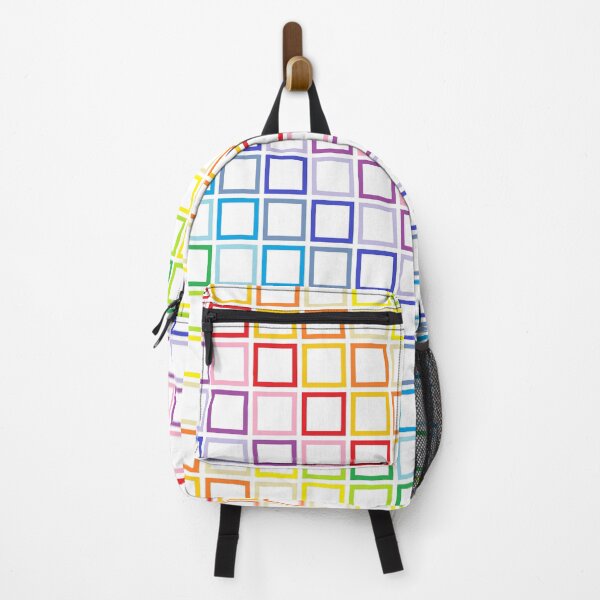 Item preview, Broader Spectrum Rainbow Outlined Squares designed and sold by lornakay.