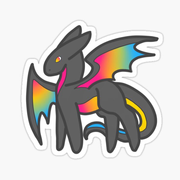 Pansexual Pride Dragon Sticker For Sale By Clawdina Redbubble 2315