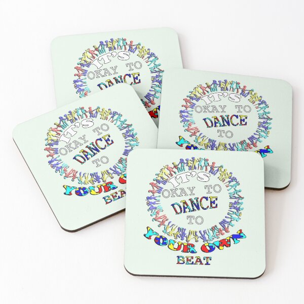 Item preview, World Autism Awareness Day, It's Okay To Dance To Your Own Beat! Inspirational Quote designed and sold by tamdevo1.