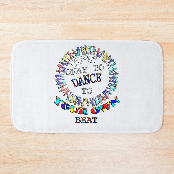 Item preview, World Autism Awareness Day, It's Okay To Dance To Your Own Beat! Inspirational Quote designed and sold by Cute & Sassy Custom Gifting Boutiques.