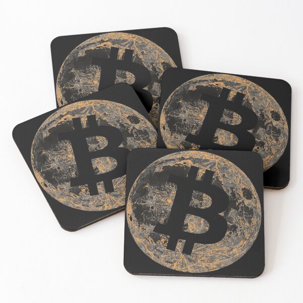 Item preview, Bitcoin Moon designed and sold by OroboroCustom.