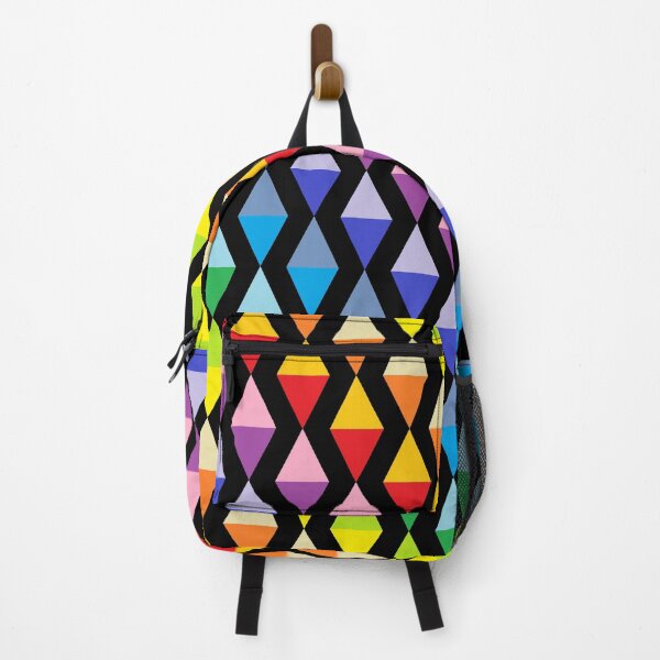 Item preview, Broader Spectrum Rainbow Triangles Black designed and sold by lornakay.