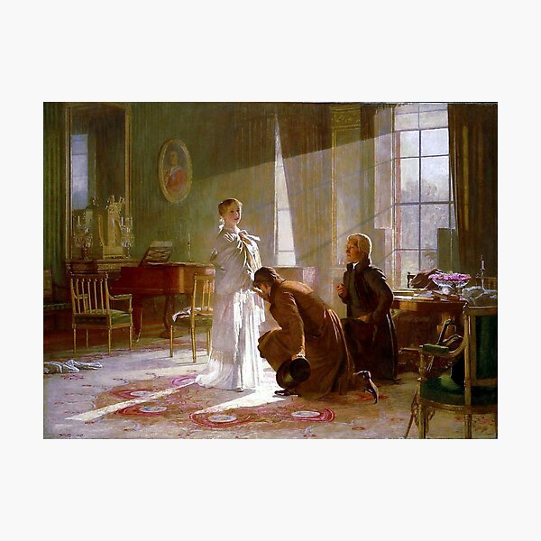 Item preview, Victoria receives the news of her accession Painting by Henry Tanworth Wells designed and sold by The Great  Art.