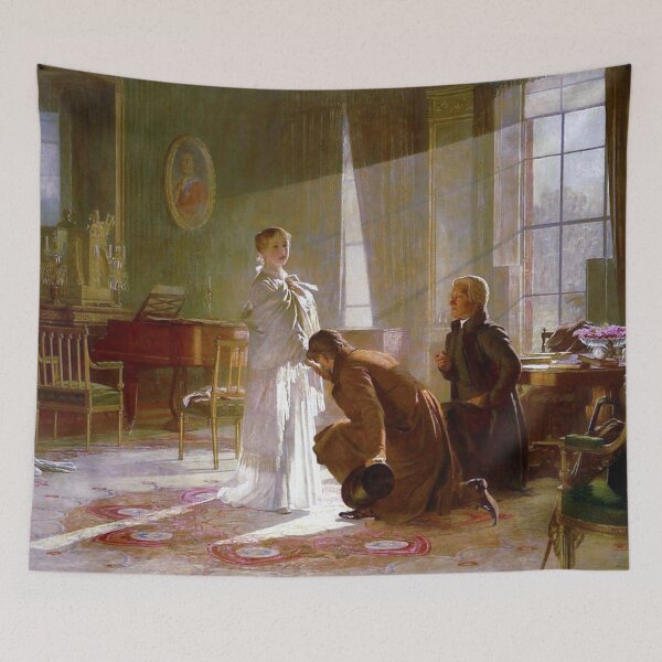 Item preview, Victoria receives the news of her accession Painting by Henry Tanworth Wells designed and sold by The Great  Art.