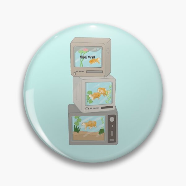 Item preview, Fish Tank Tv designed and sold by KazsStickerShop.