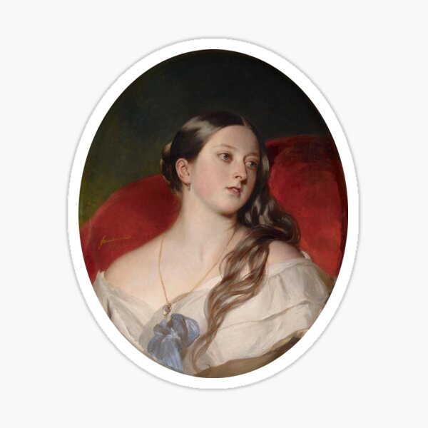 Item preview, Queen Victoria Portrait by Franz Xaver Winterhalter, 1843 	 designed and sold by The Great  Art.