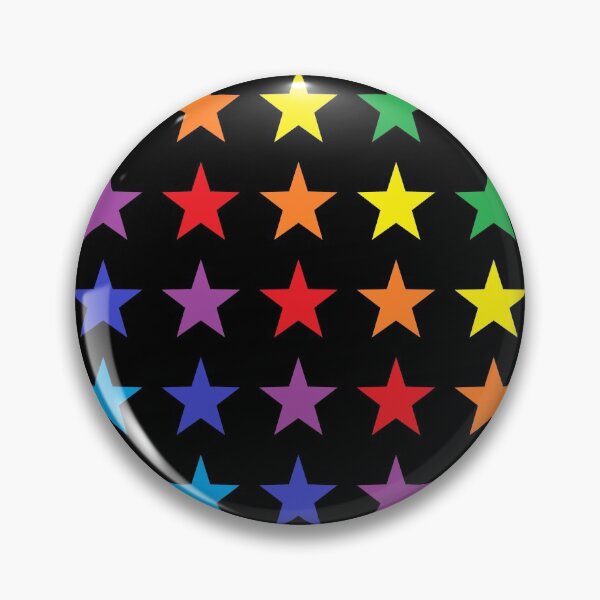 Item preview, Rainbow Stars Black  designed and sold by lornakay.