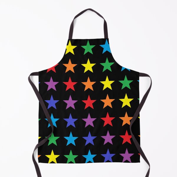 Item preview, Rainbow Stars Black designed and sold by lornakay.