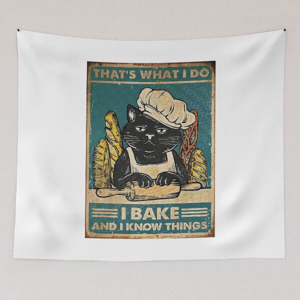 Item preview, Cat Thats What I Do I Bake And I Know Things designed and sold by mennoleortez.