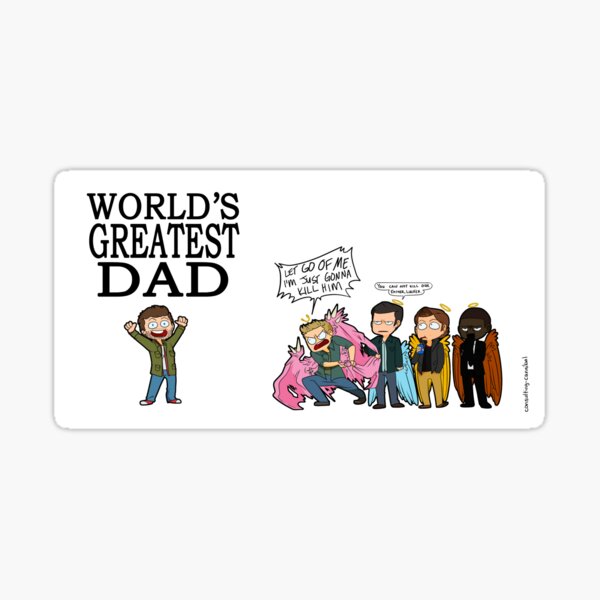 WORLD'S GREATEST DAD Sticker