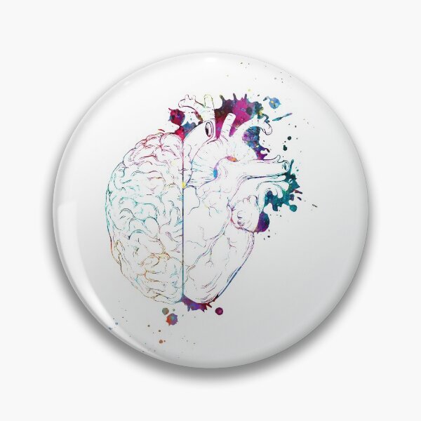 Item preview, Half Brain Half Heart designed and sold by EvasDreams.
