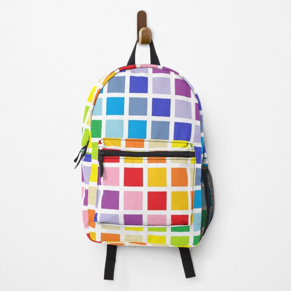 Item preview, Broader Spectrum Rainbow Squares designed and sold by lornakay.