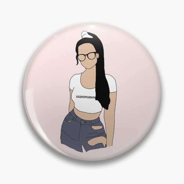 Item preview, sssniperwolf fanart designed and sold by Perlashop1.