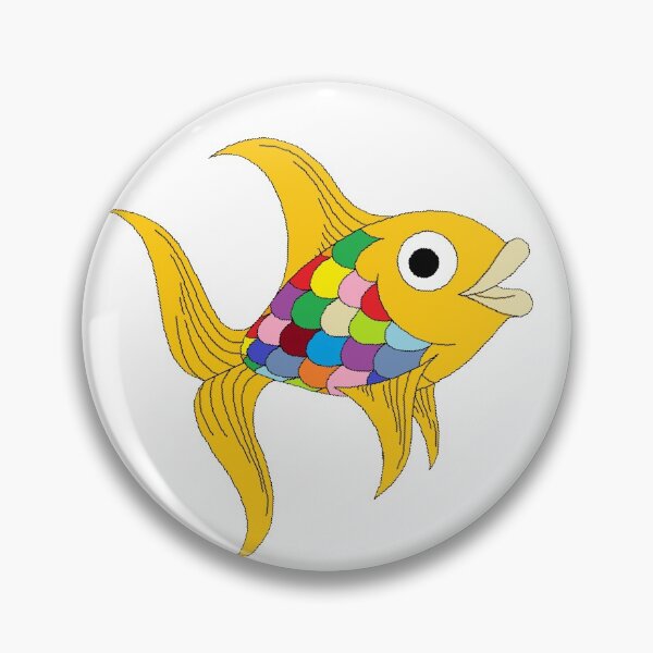 Item preview, Gold fish with multiple colored scales designed and sold by JRHarshman.