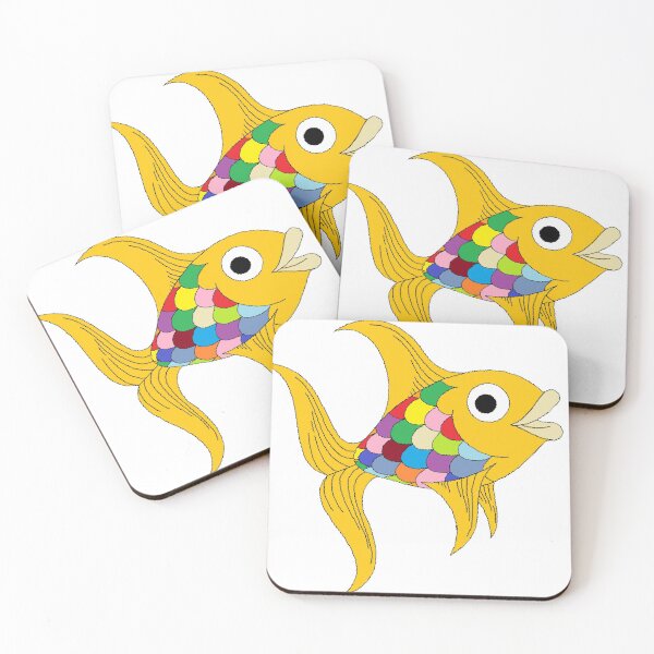 Item preview, Gold fish with multiple colored scales designed and sold by JRHarshman.
