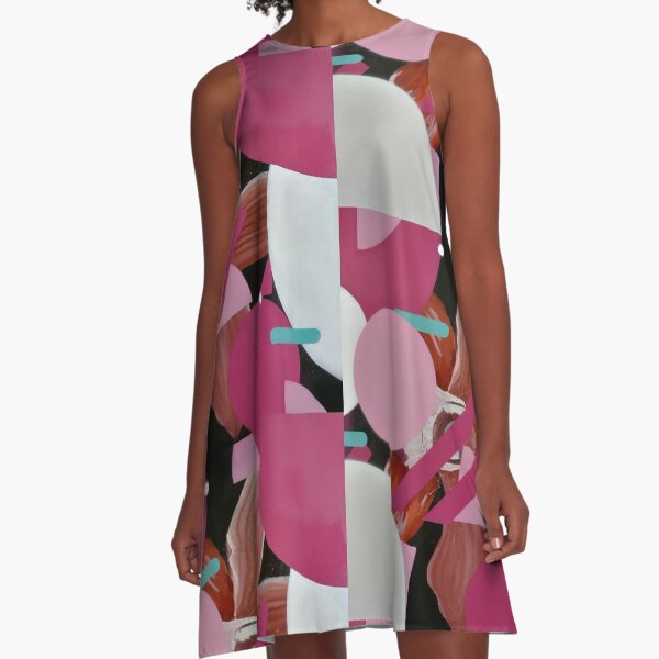 The Elegance of Floral Energy 2 A-Line Dress