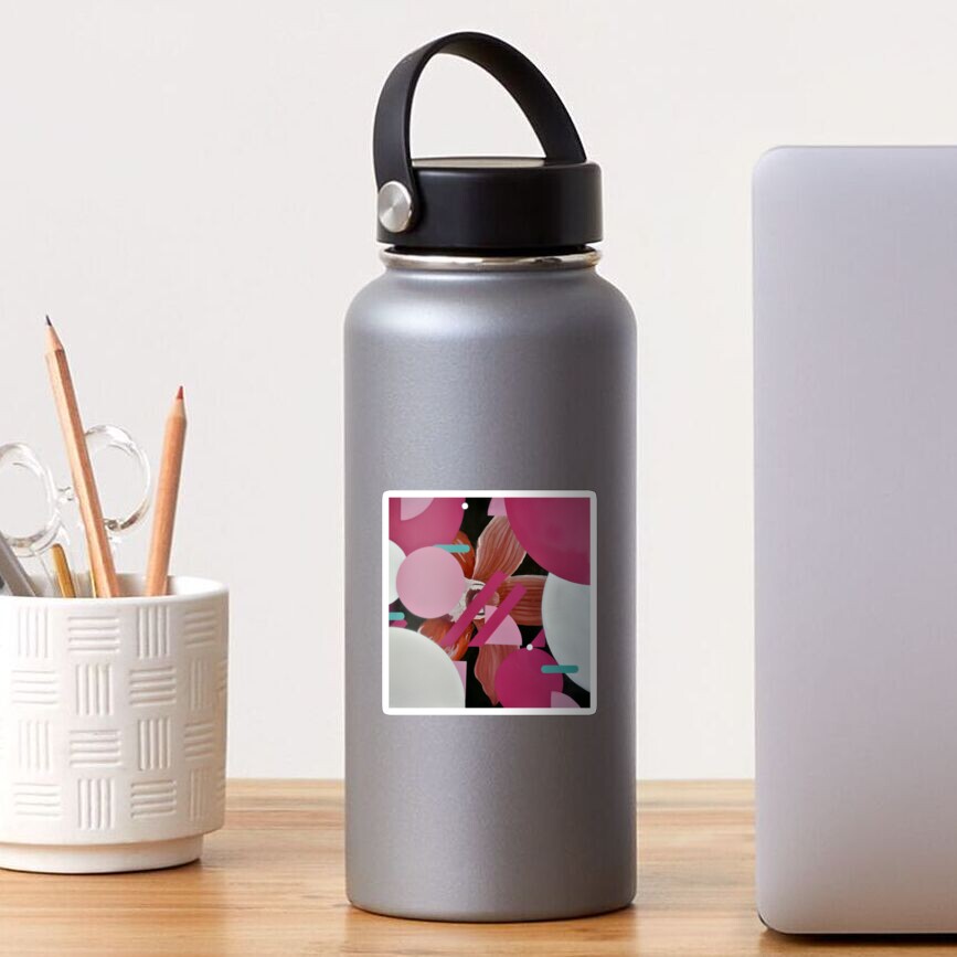 The Elegance of Floral Energy 2 Sticker