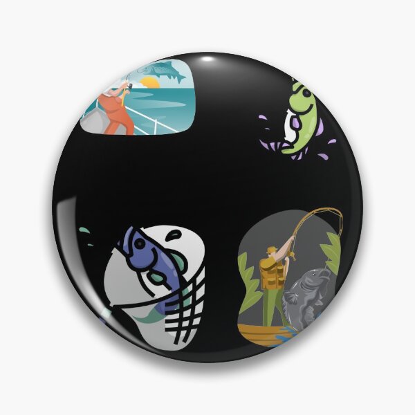 Item preview, Fishing sticker bundle packs designed and sold by JustSaiyan1.