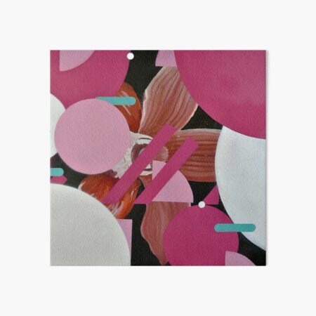 The Elegance of Floral Energy 2 Art Board Print