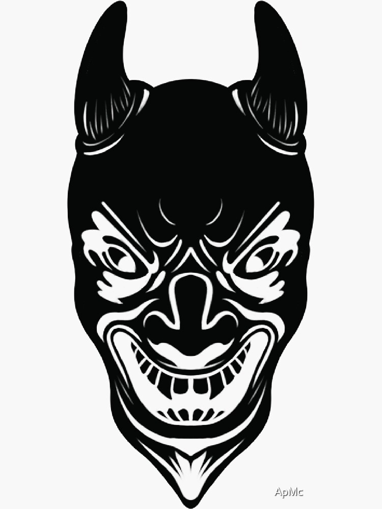 Amos Devil Tattoo Sticker