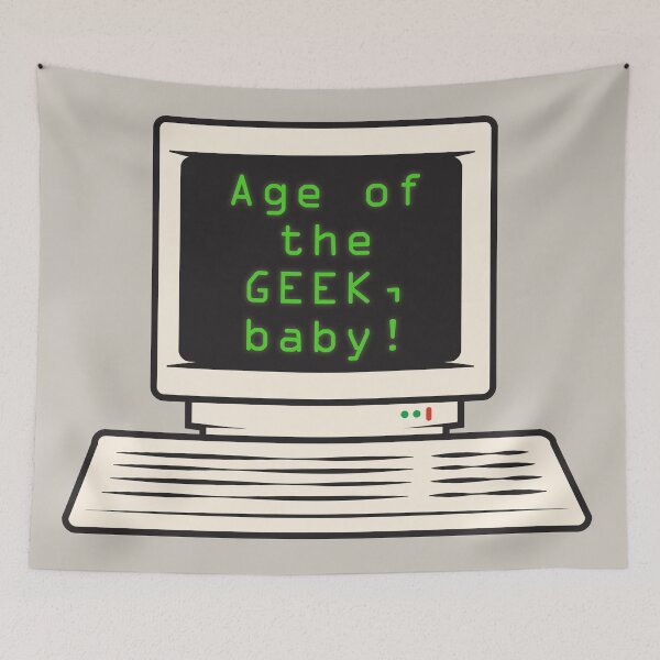 Item preview, Age of the geek, baby! Computer designed and sold by TimeLady's Closet.
