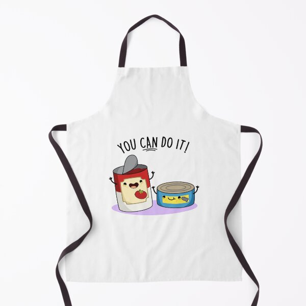 Item preview, You Can Do It Funny Canned Food Puns designed and sold by punnybone.