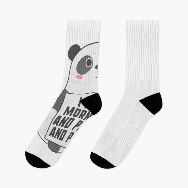 Item preview, Funny Cute Panda I Hate Mornings People And Pants designed and sold by Janis Vander.