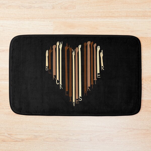 Item preview, BLM Heart - Black Lives Matter ASL American Sign Language Design designed and sold by djkirei.
