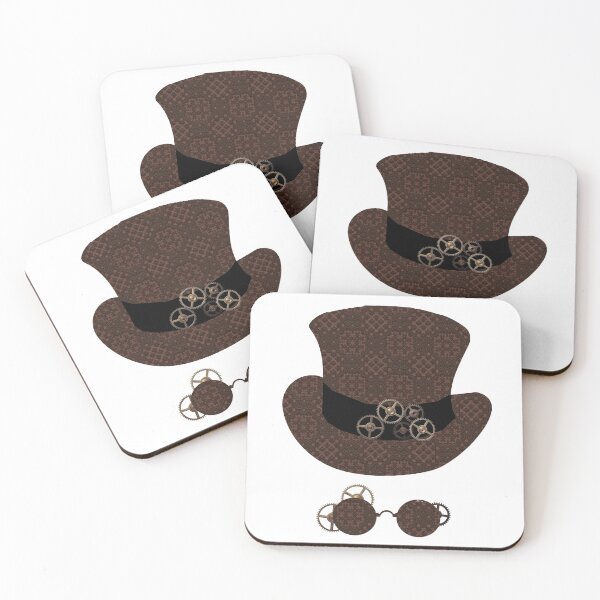 Item preview, Dark Brown Steam Punk Faux Leather Work Design designed and sold by StormyMuse.