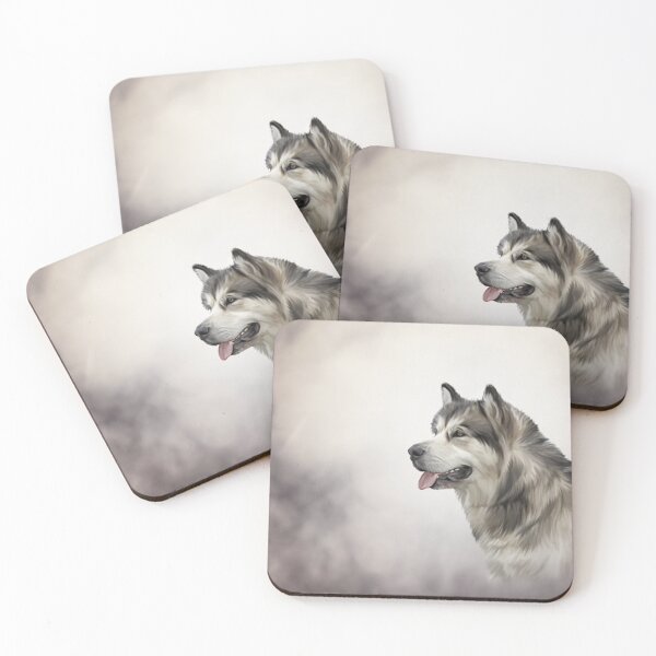 Item preview, Drawing Dog Alaskan Malamute designed and sold by bonidog.