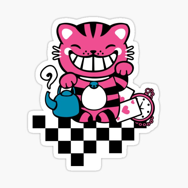 Maneki Cheshire Sticker