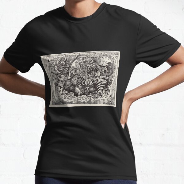 Hybrid Beast ink drawing Active T-Shirt