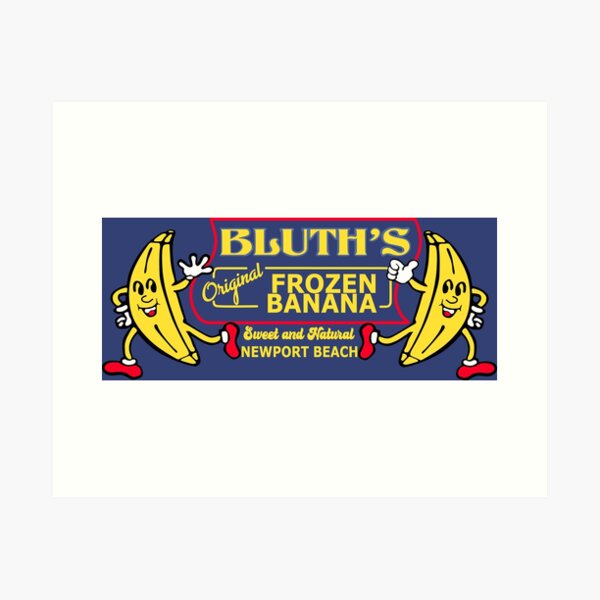 Bluth's Frozen Banana - Professionally Designed Art Print