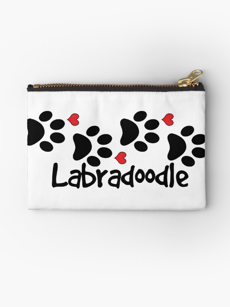 Labradoodle Hunde Pfoten Liebe Labradoodles Hunde Paw Ich Liebe Meinen Hund Haustiere Welpen Aufkleber Aufkleber Aufkleber Abziehbilder Taschchen Von Myhandmadesigns Redbubble