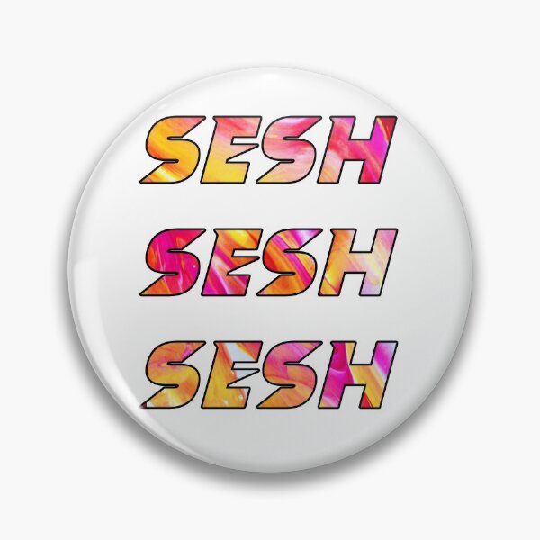 Item preview, Sesh sesh sesh colour bomb red and yellow rave festival design designed and sold by Captain-Jackson.
