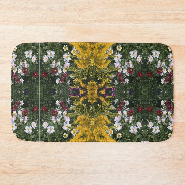 Item preview, Botanical Divine: Golden, Pink and White Flower Fusion designed and sold by RoseAromas.