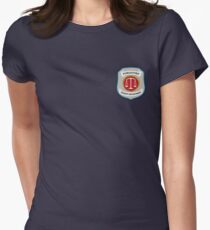 Camiseta entallada para mujer Wynonna Earp - Parche del departamento del sheriff del purgatorio
